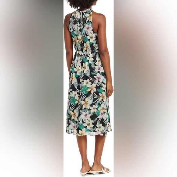 Julia Jordan NWT Floral Print MIDI Dress Size 8 - Picture 3 of 8